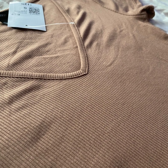 NWT light brown forever 21 bodysuit - Picture 7 of 7